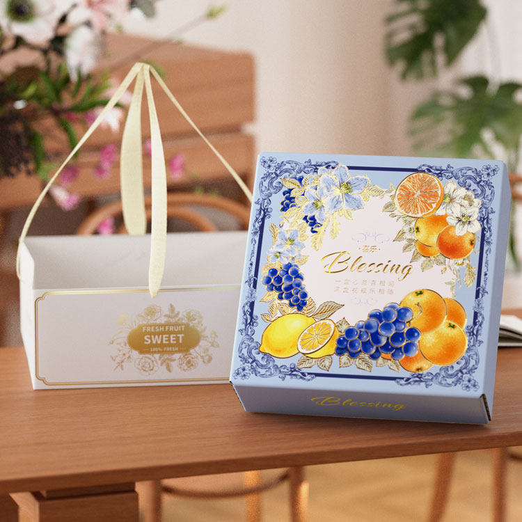 Gyümölcsös díszdoboz, ajándékozáshoz elengedhetetlen kellék