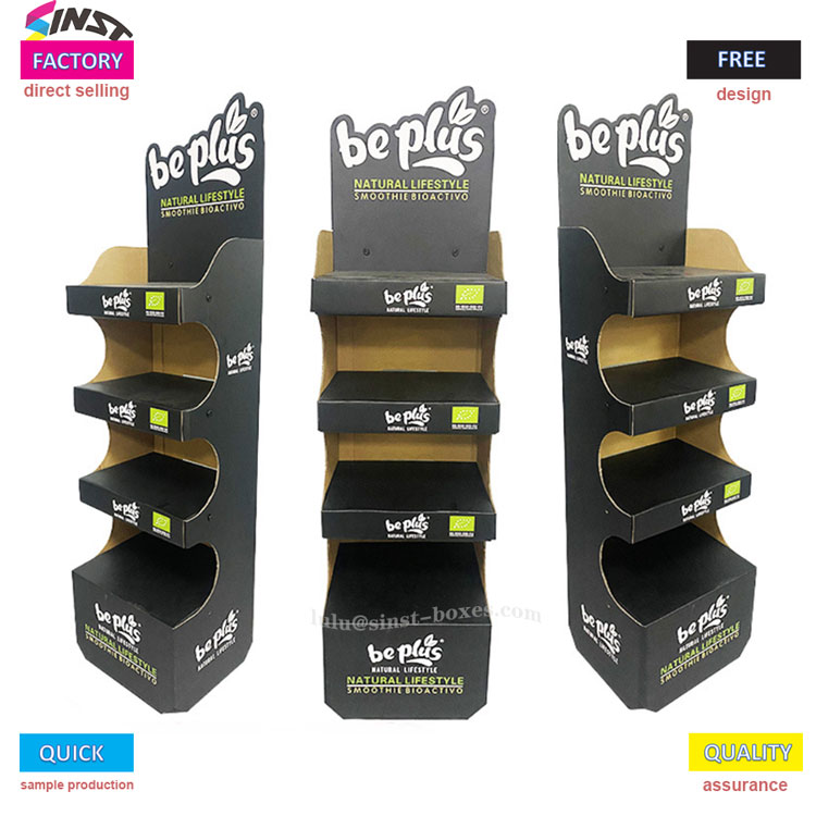 Tegye ragyogóvá a sampont a Shampoo hullámkarton kijelzőállványán