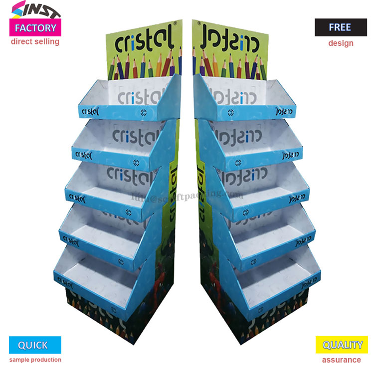 Nincs kiemelés a színes tollak megjelenítésében? Ez a színes tollas kijelzőállvány egy pillantással felkelti a vásárlók figyelmét!