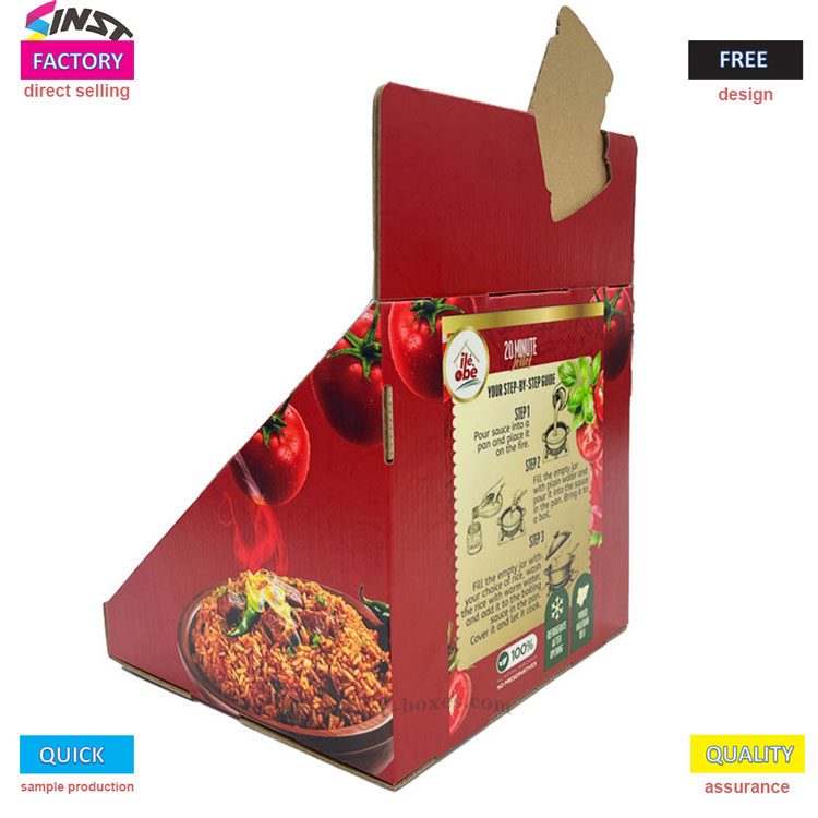 Ketchup countertop display box